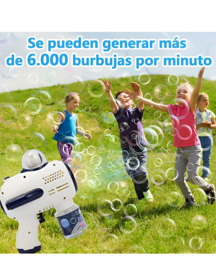 Pistola de Burbujas con Luz Azul - Image 1