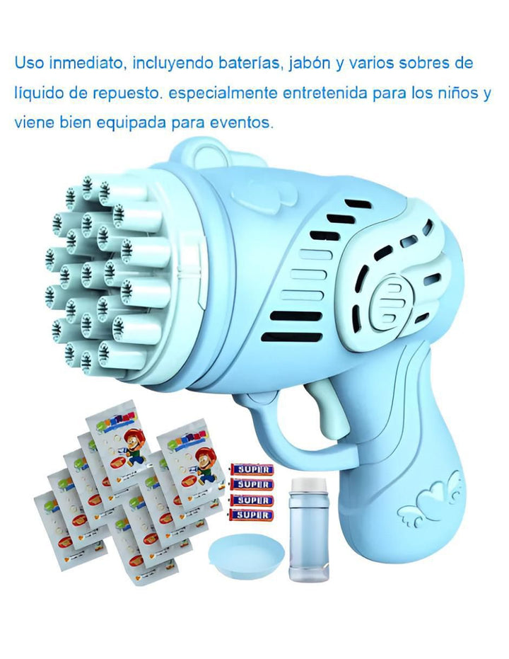 Pistola de Burbujas Azul Ergonomica - Image 2
