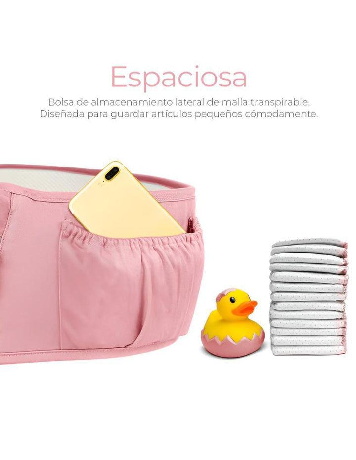 Canguro Portabebe Ergonomico Rosa - Image 5
