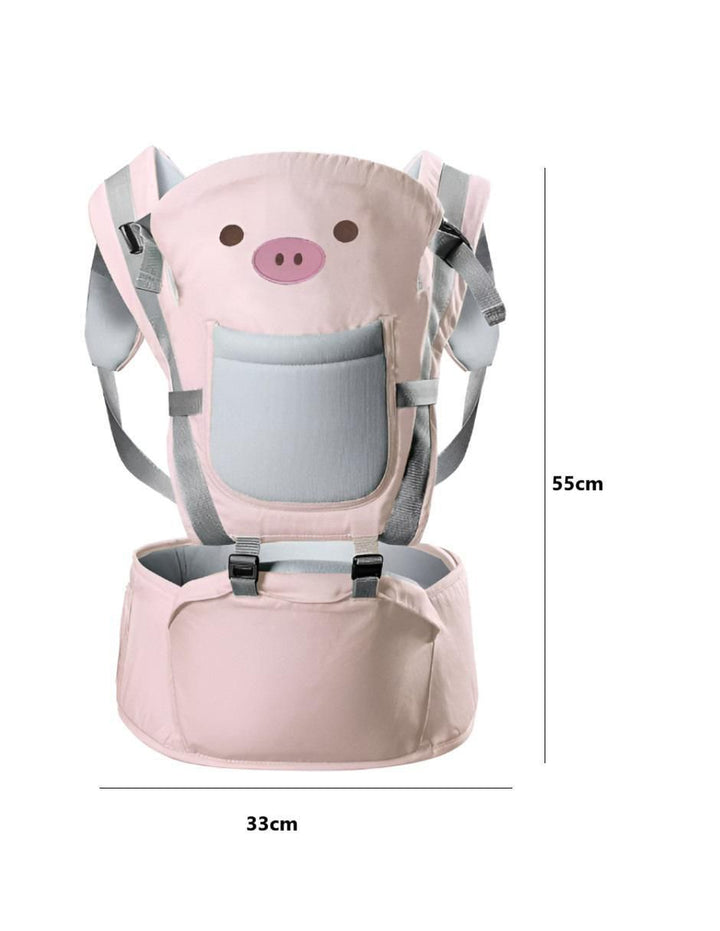Canguro Portabebe Rosa Ergonomico - Image 3