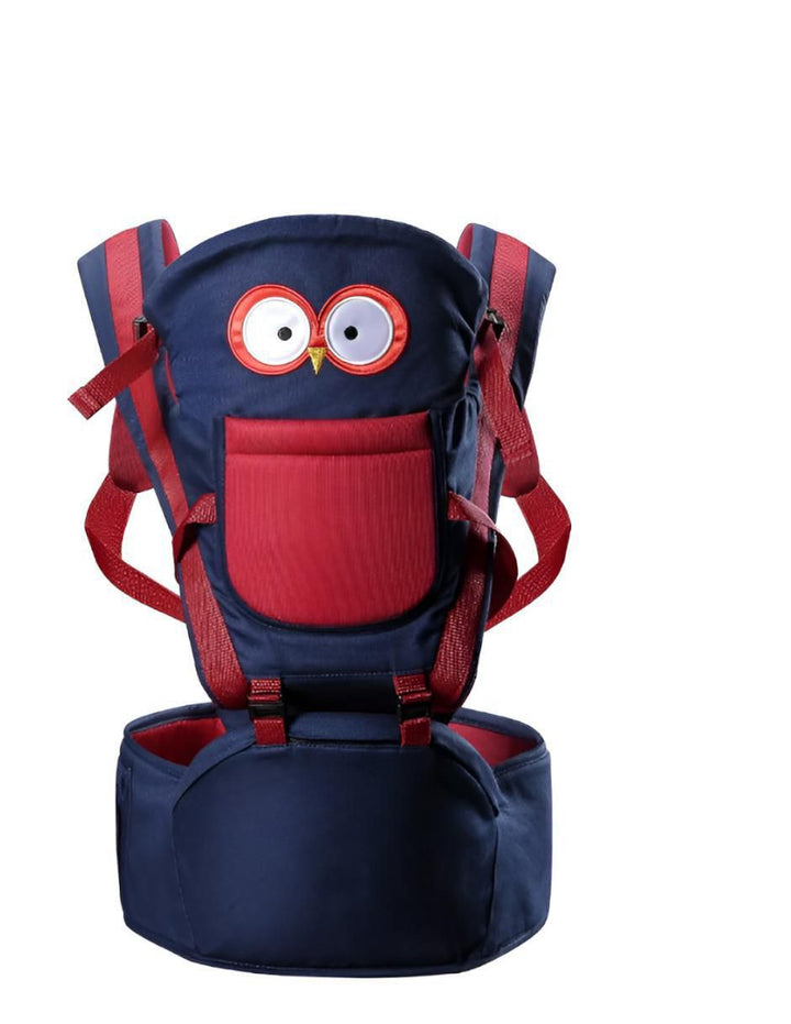 Canguro Mochila Portabebe Azul con Buho - Image 1