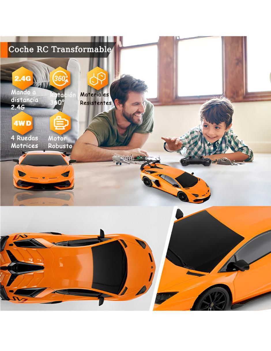 Carro de Control Remoto Deportivo Naranja - Image 3