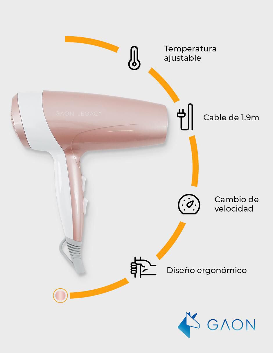 Secadora de Cabello GAON Control de Temperatura - Image 6
