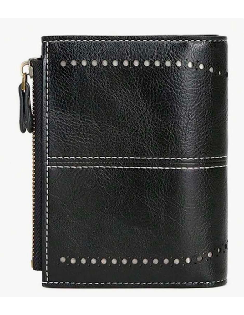 Cartera Black Flower Mujer PU - Image 3