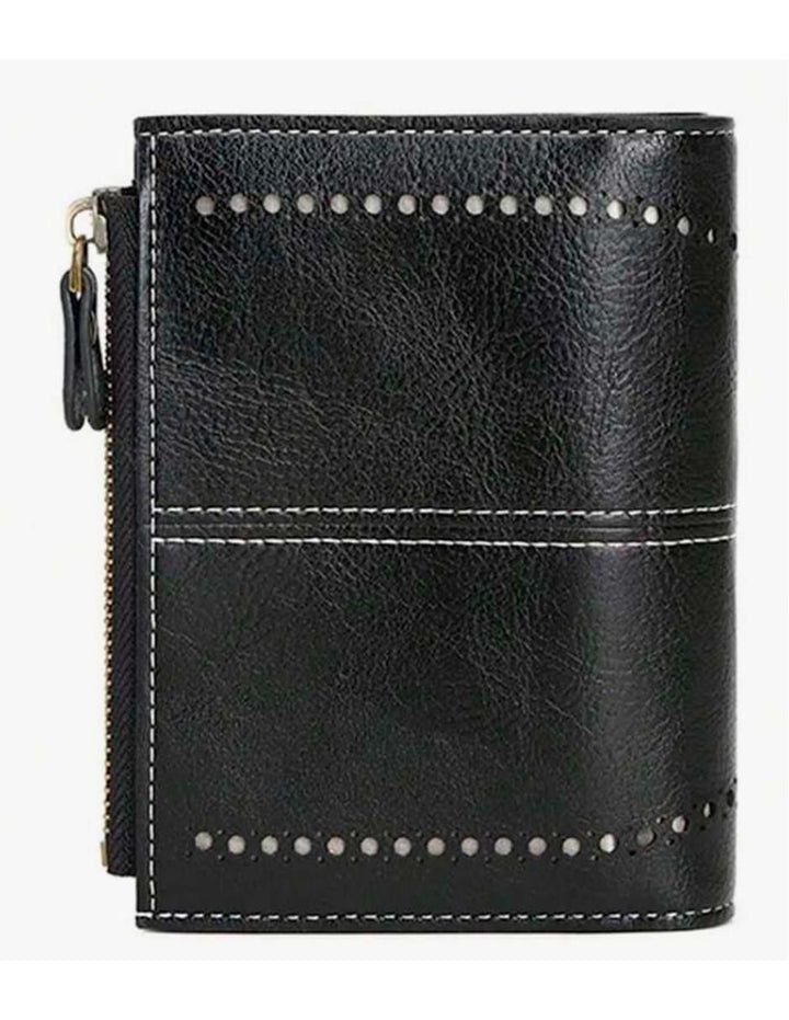 Cartera Black Flower Mujer PU - Image 3
