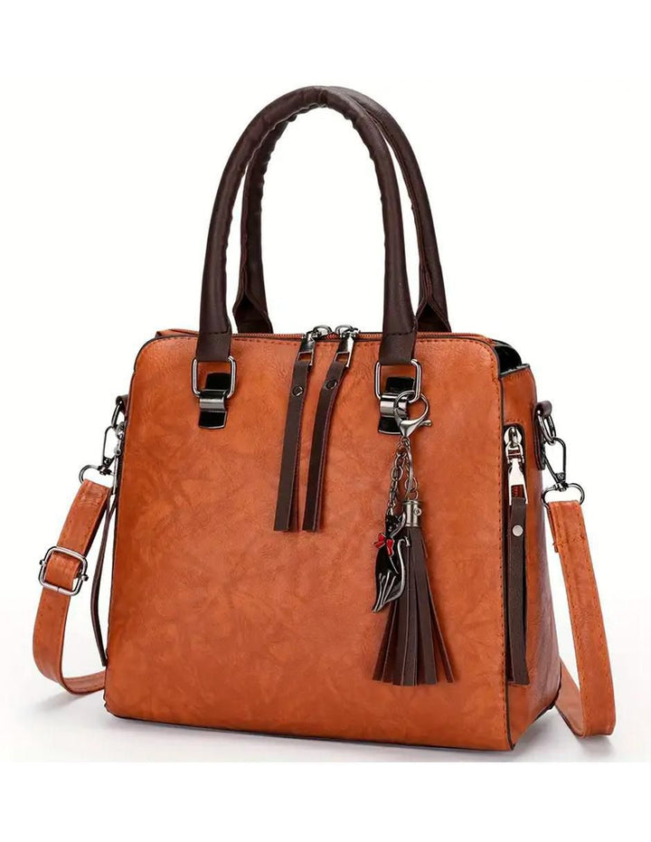 Bolsa Tote Set 4 Piezas Marrón - Image 3