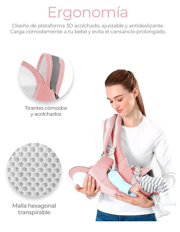 Portabebé Ergonómico Hip Seat 6 en 1 - Image 6