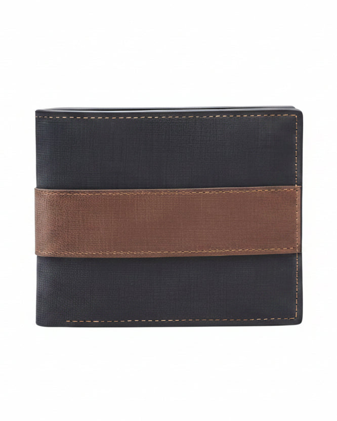 Cartera de Cuero PU para Hombre con 9 Ranuras - Image 1