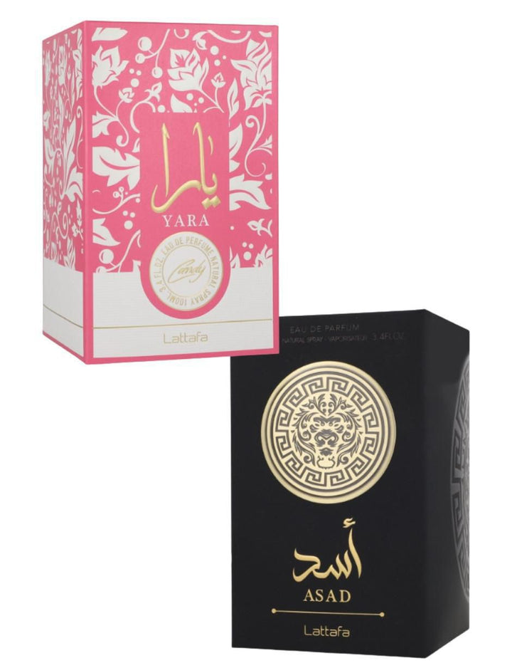 Perfume Lattafa Yara Candy y Asad Set 200 ml - Image 3