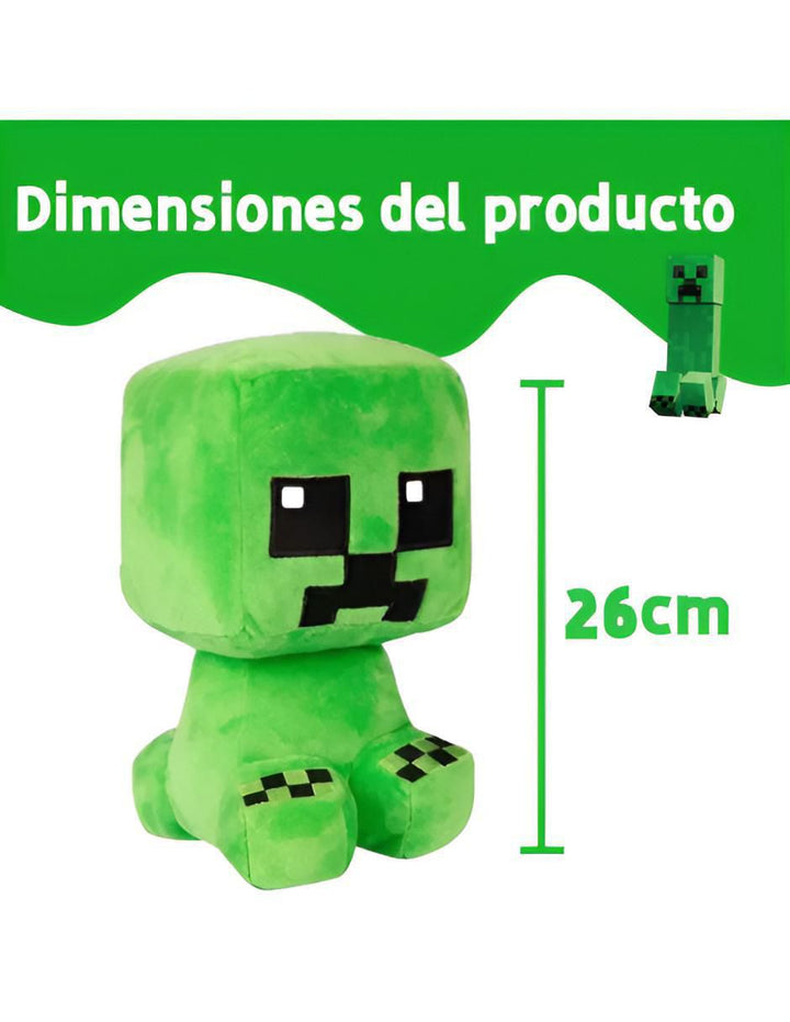 Peluche Creeper Minecraft Llavero - Image 3