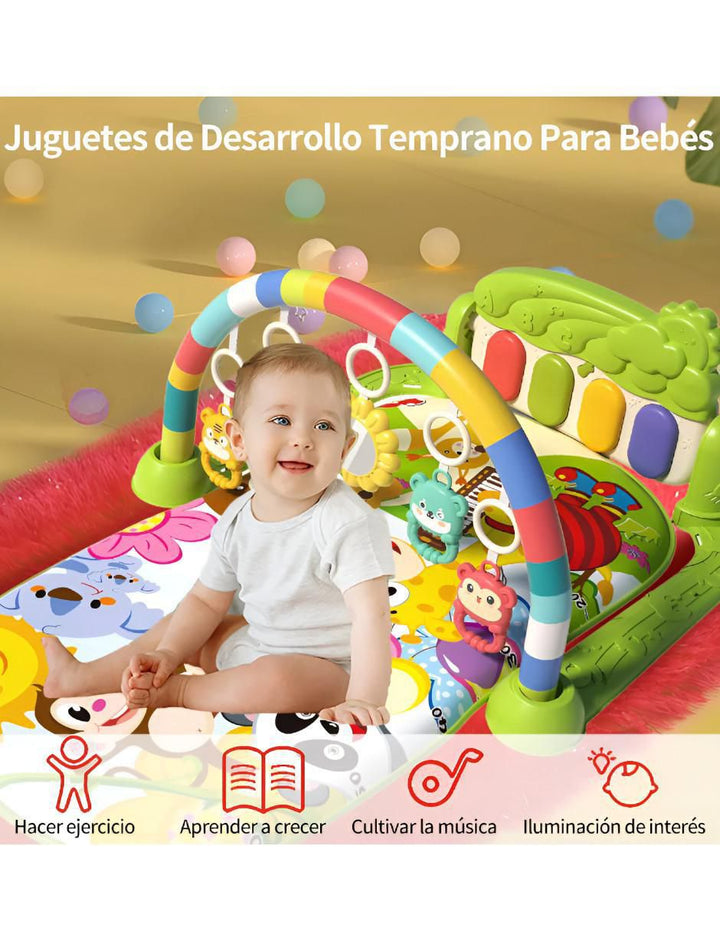 Gimnasio Musical para Bebé con Tapete Acolchado - Image 3