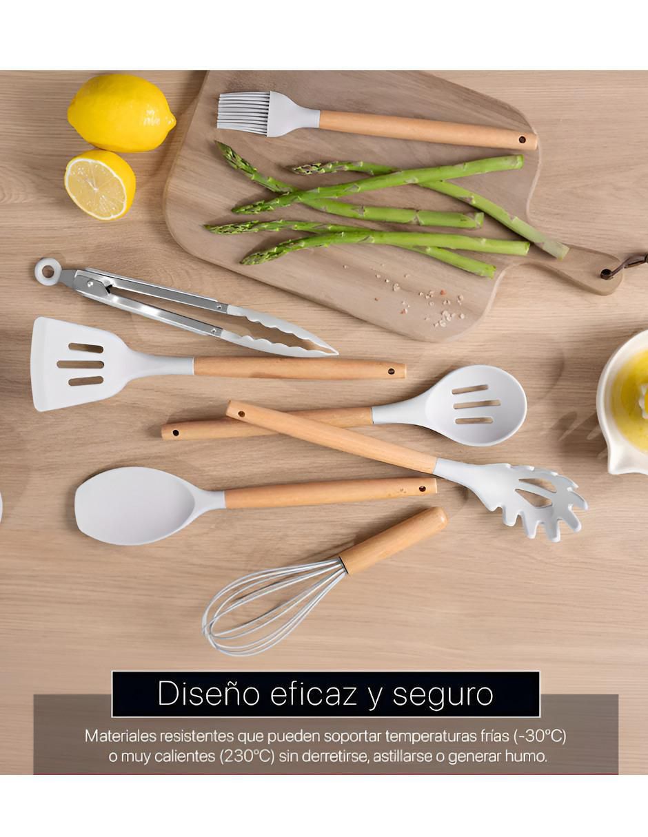 Set de 12 Espátulas de Silicona Resistente al Calor - Image 3