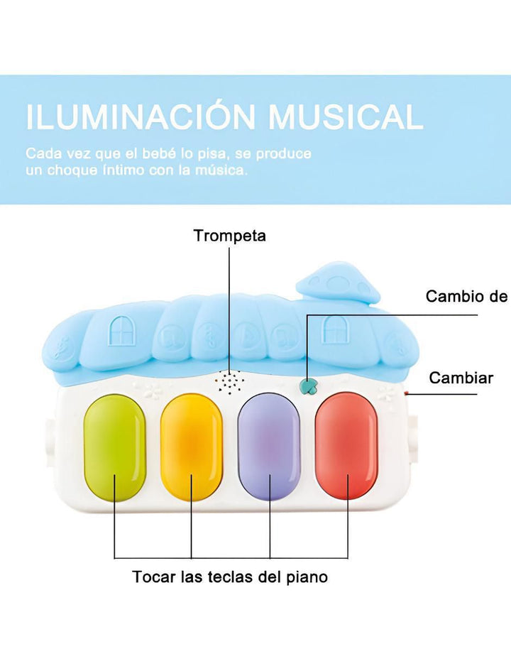 Gimnasio Musical para Bebé con Tapete Acolchado - Image 2