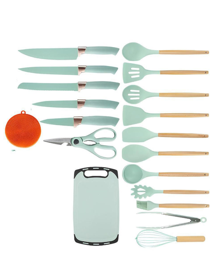 Set de Cuchillos 19 Piezas Turquesa - Image 1