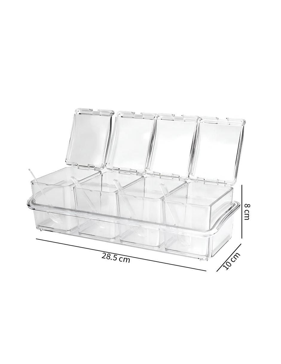 Especiero Acrílico Transparente para 4 Especias - Image 6