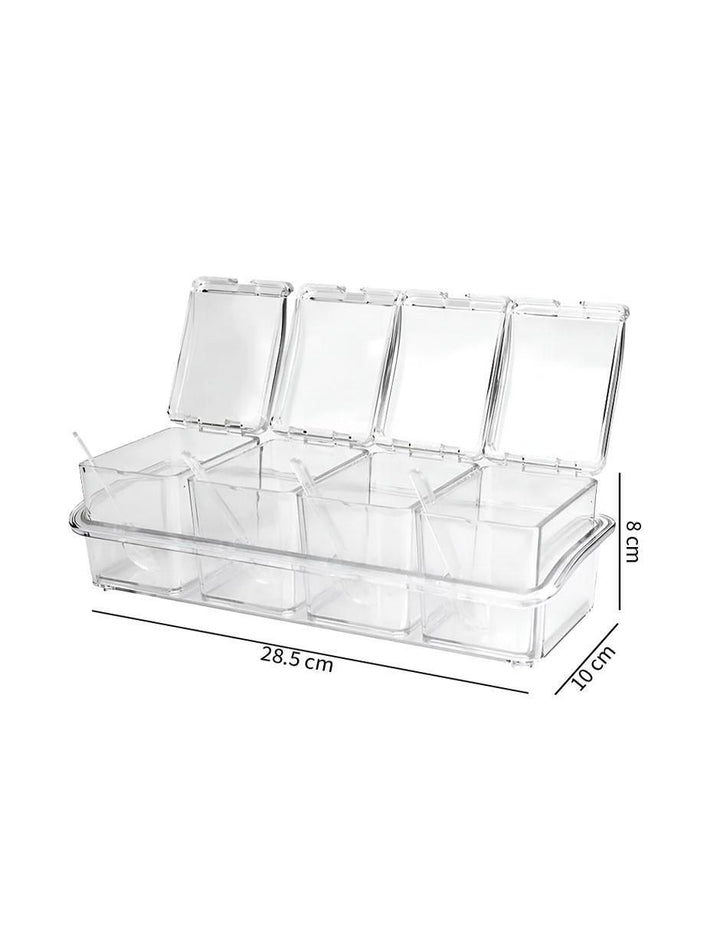 Especiero Acrílico Transparente para 4 Especias - Image 6