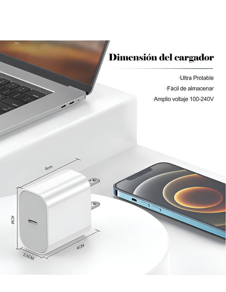 Cargador Pared 30W Lightning USB-C - Image 5
