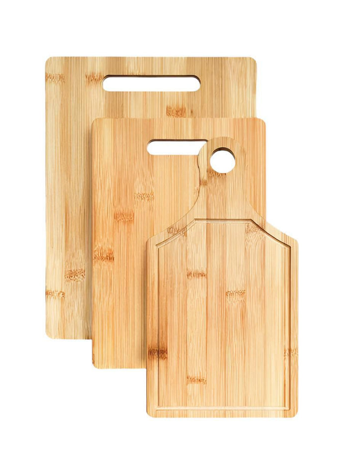 Tablas para Picar Bambú 3 Piezas con Asa - Image 1
