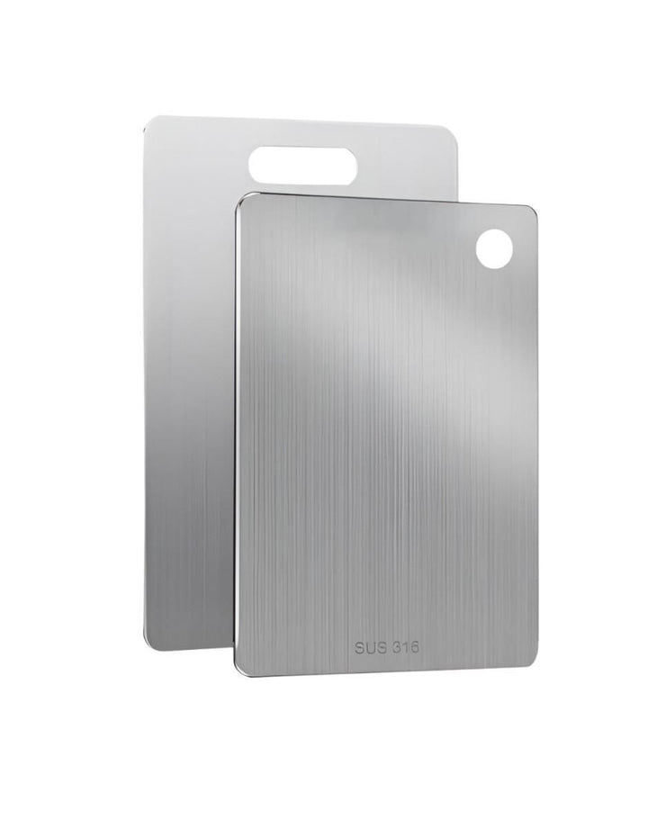 Set de 2 Tablas para Picar Acero Inoxidable - Image 1