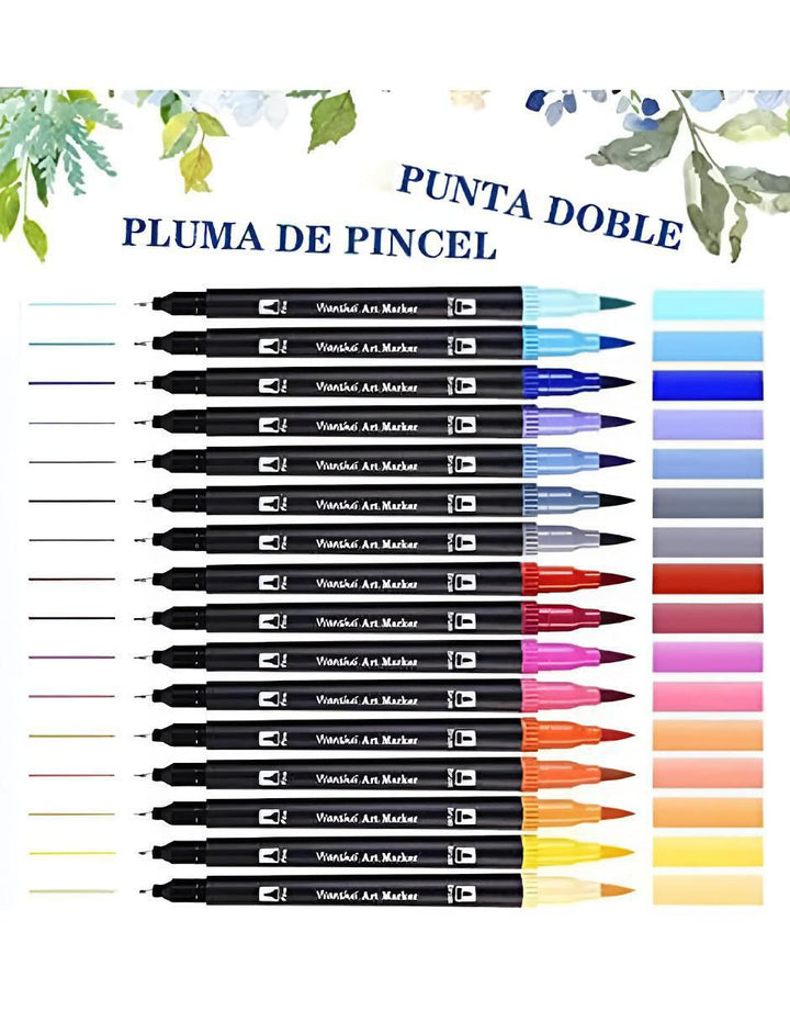 Plumones 72 Colores Doble Punta - Image 2