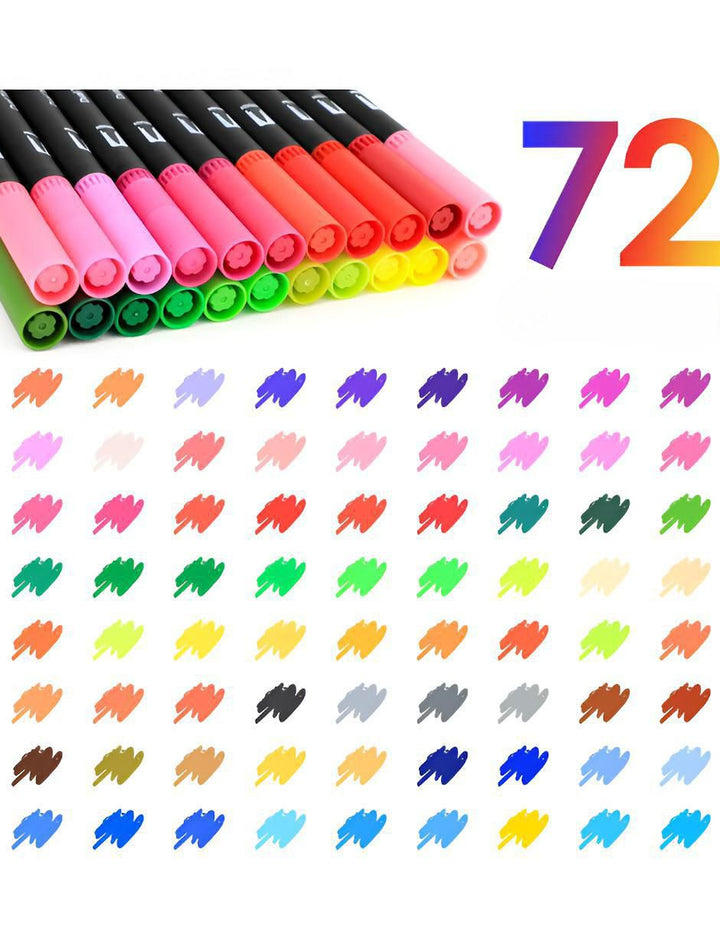Plumones 72 Colores Doble Punta - Image 3