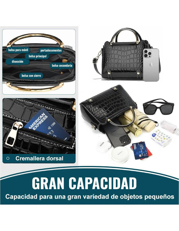 Bolsa Crossbody Cuero PU Mujer - Image 2