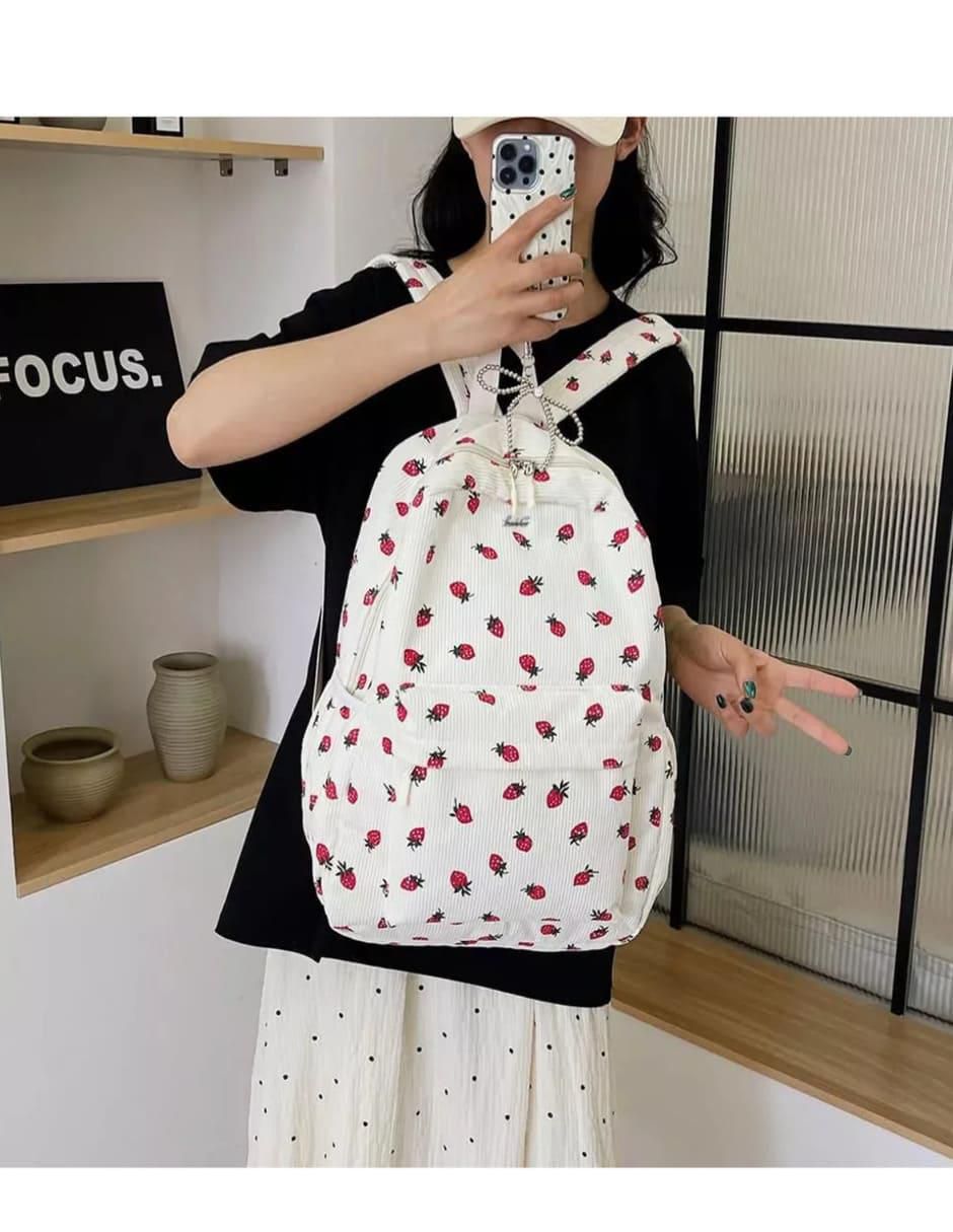 Mochila Escolar Pana Fresa para Mujer - Image 2