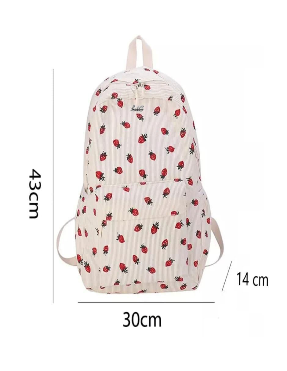 Mochila Escolar Pana Fresa para Mujer - Image 5