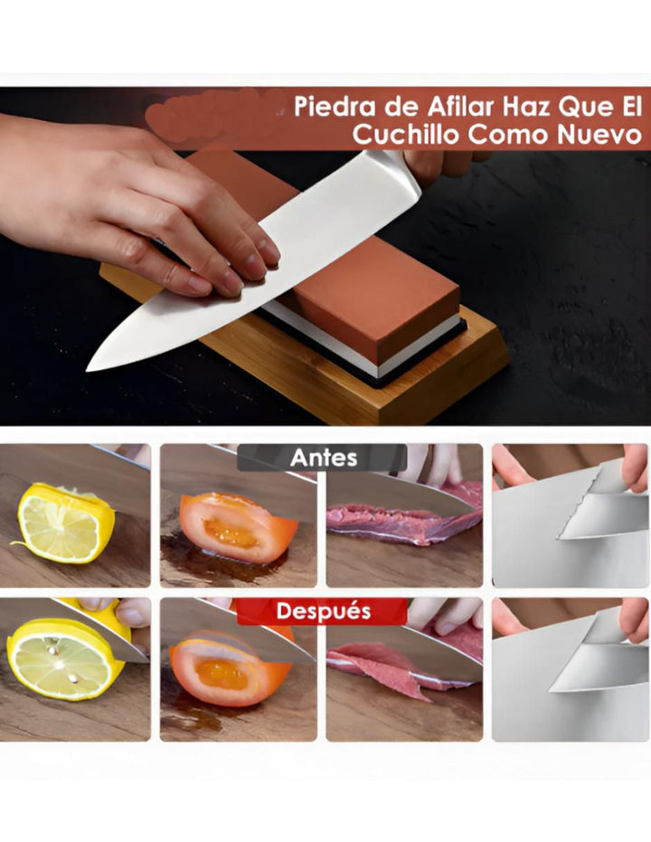 Afilador de Piedra Doble Grano para Cuchillos - Image 4