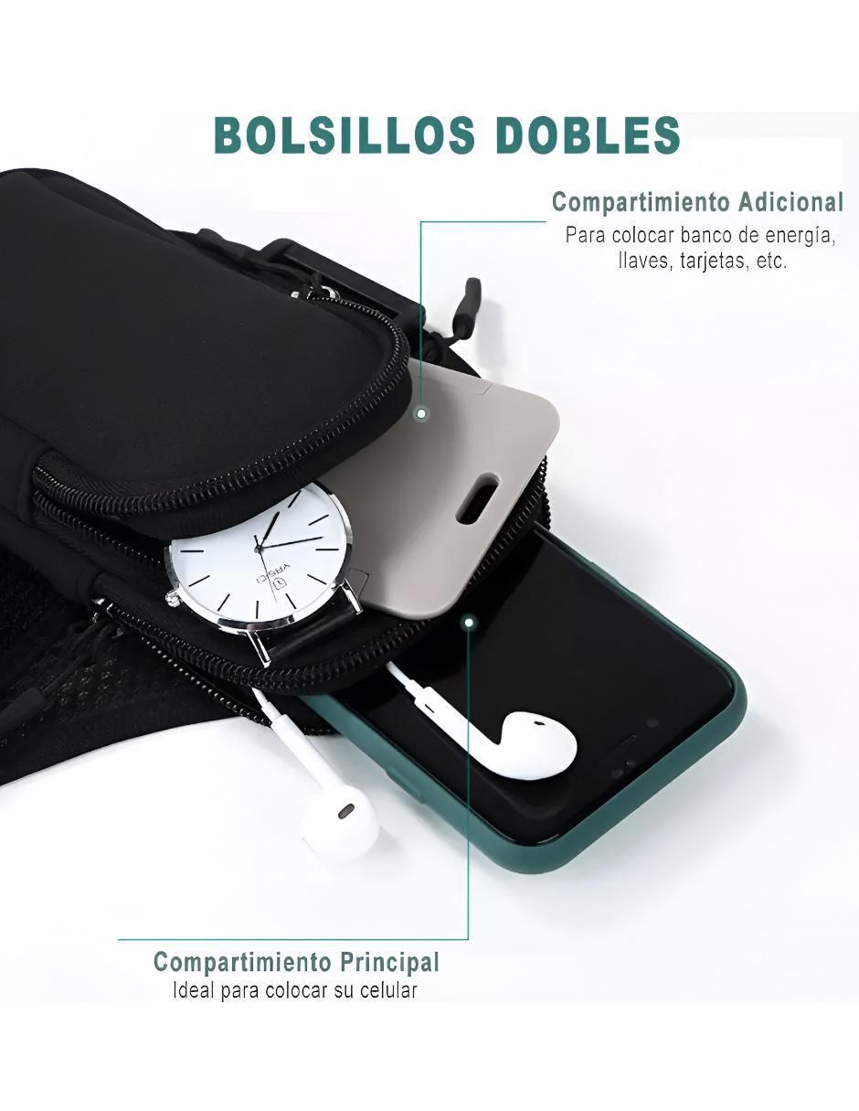 Brazalete deportivo para celular con diseño ajustable - Image 2