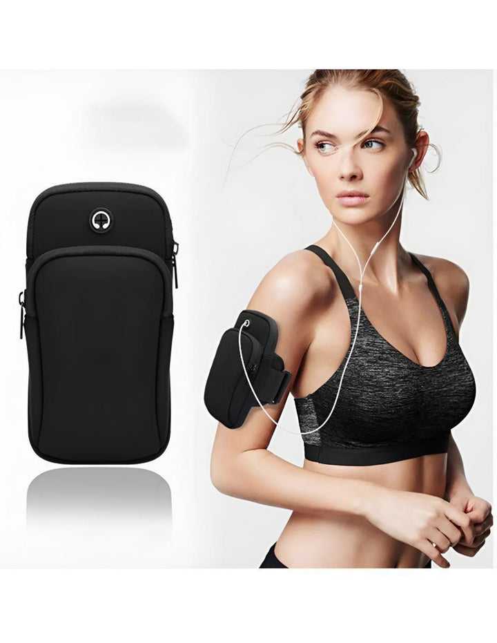 Brazalete deportivo para celular con diseño ajustable - Image 4