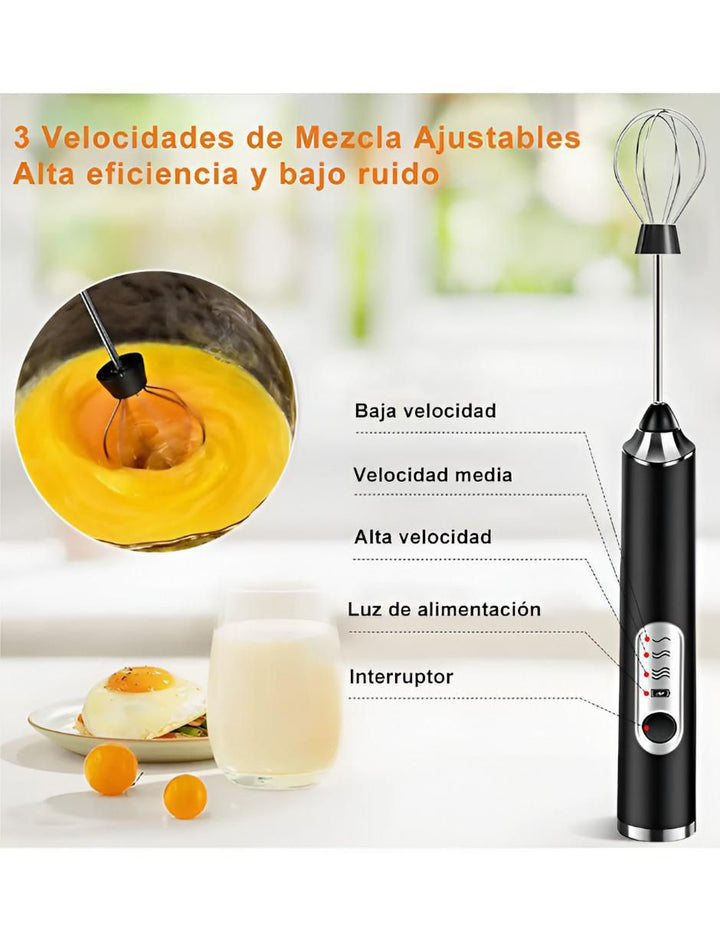 Batidor Eléctrico Acero Inoxidable 3 Velocidades - Image 3