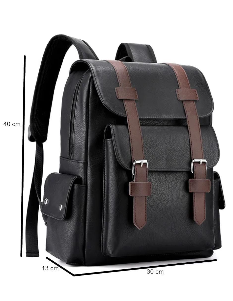Mochila Laptop Impermeable Cuero PU - Image 3