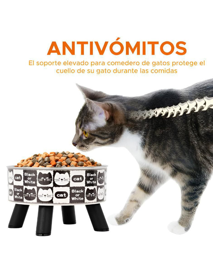 Plato Comedero Elevado Acero 400ml 2pz - Image 2