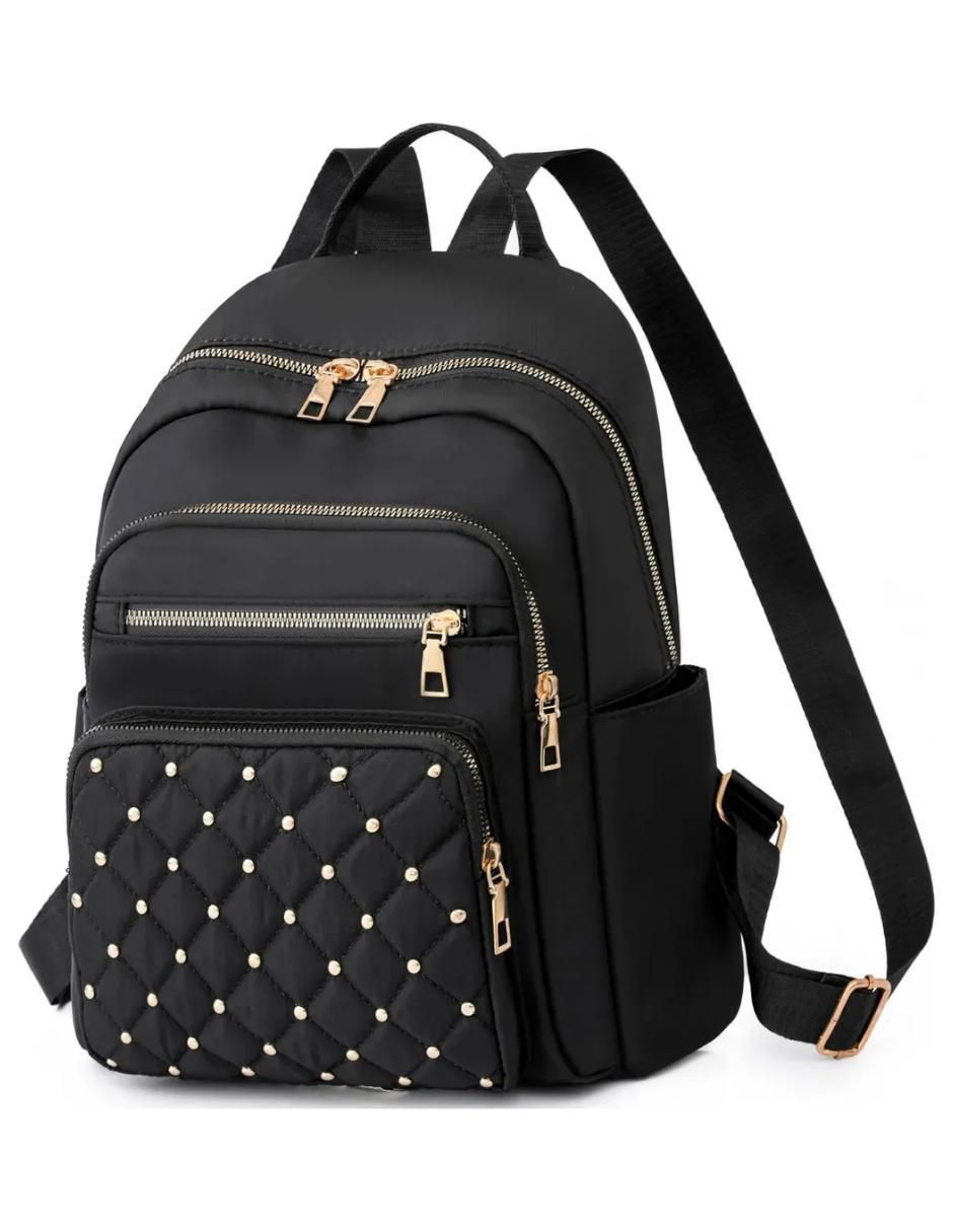 Mochila Antirrobo Impermeable Mujer Dorado - Image 1