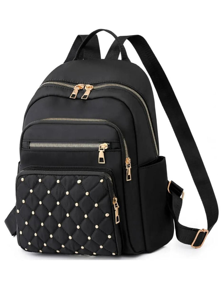 Mochila Antirrobo Impermeable Mujer Dorado - Image 1