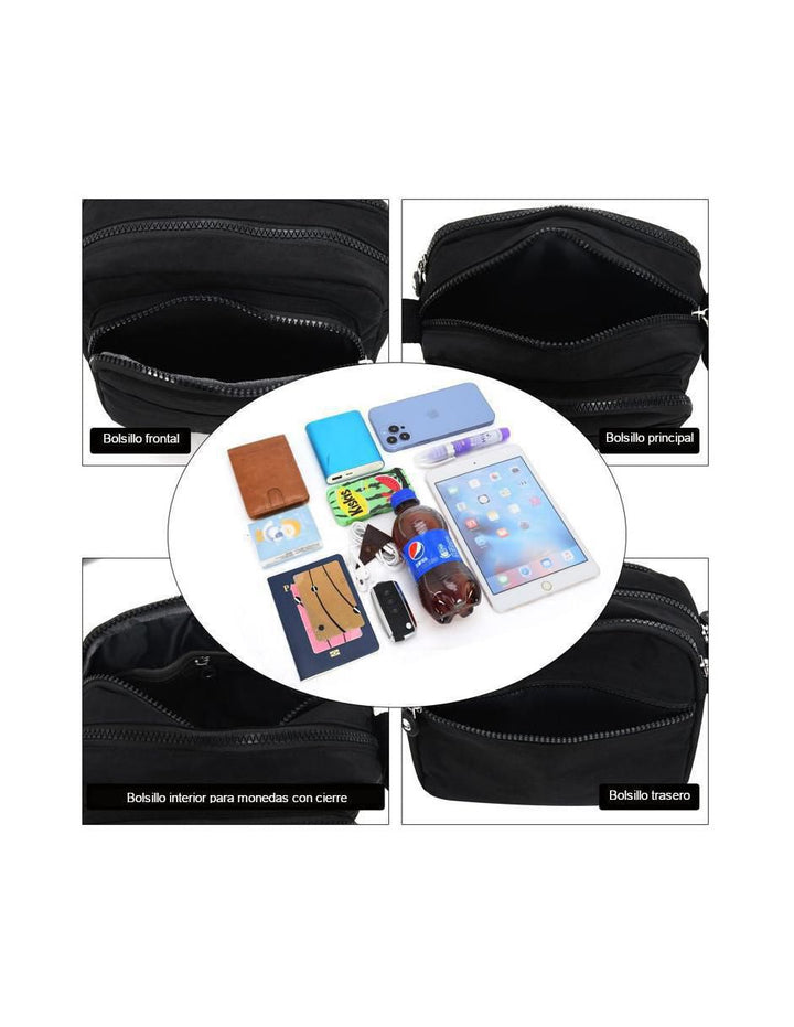 Bolsa Crossbody Mujer 3 Compartimentos - Image 4
