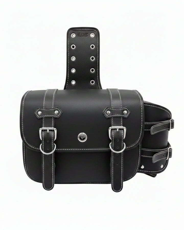 Alforjas Laterales Moto Cuero PU 7L - Image 1