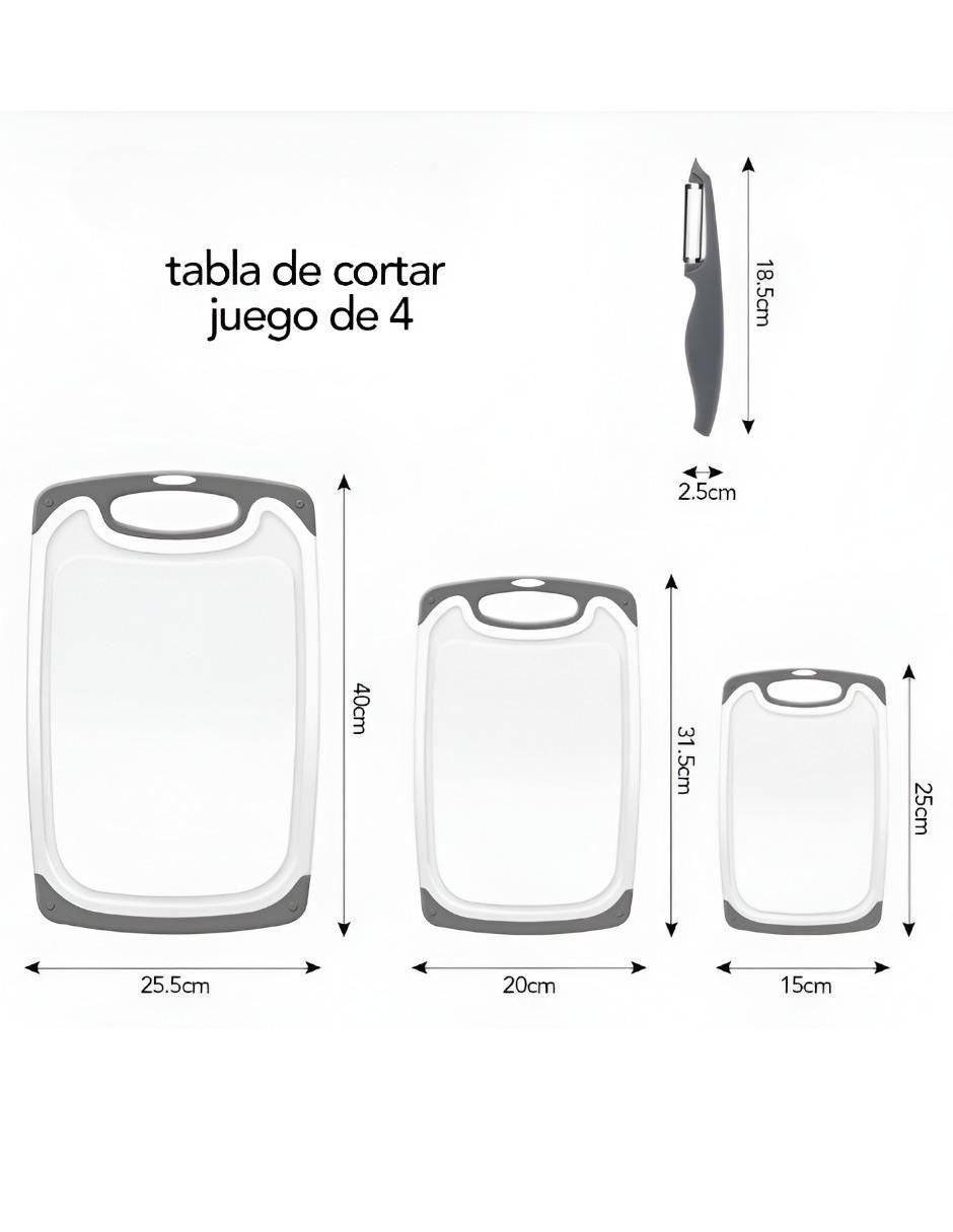 Set de Tablas para Picar 4 Piezas - Image 5