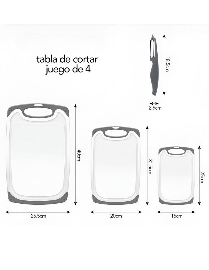 Set de Tablas para Picar 4 Piezas - Image 5