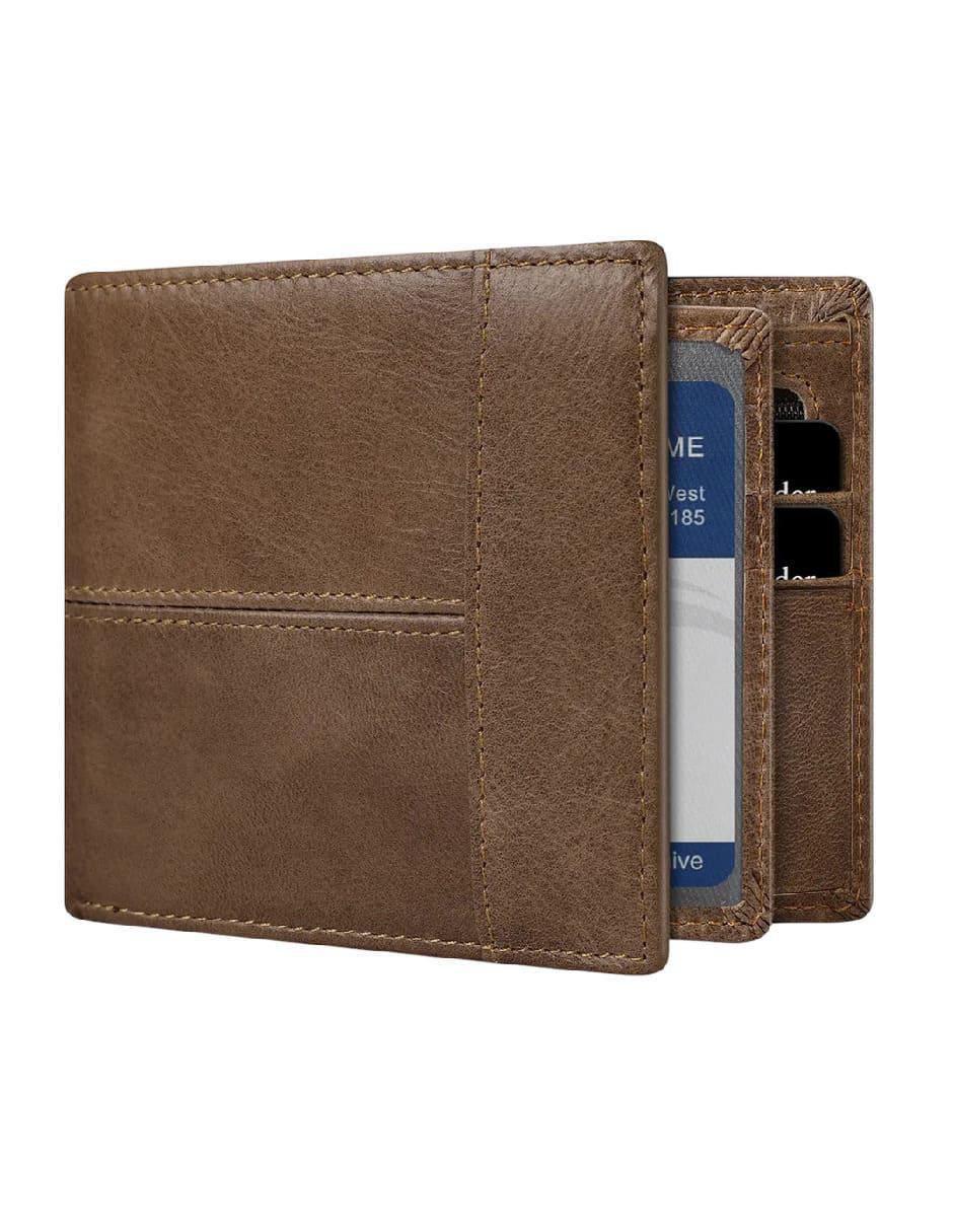Cartera Piel Hombre Natural - Image 1