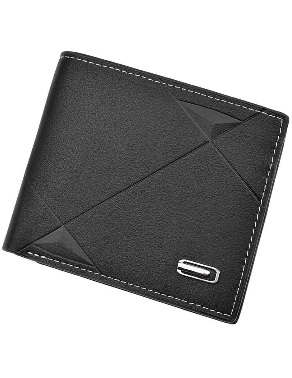 Cartera Minimalista Cuero PU Hombre - Image 1
