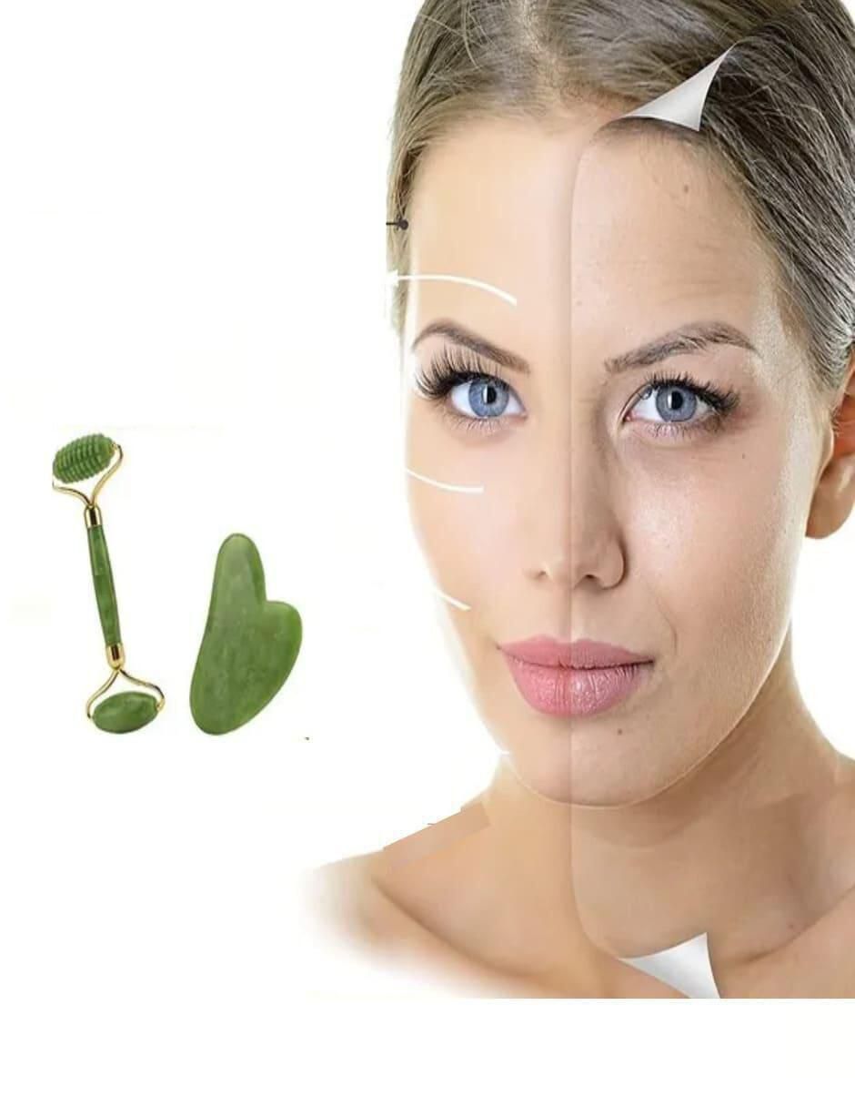 Masajeador Facial Jade Roller y Guasha - Image 4