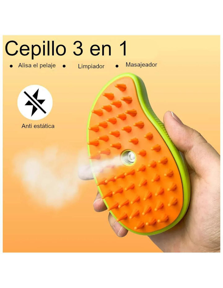 Cepillo Deslanador Vapor 3 en 1 para Perro y Gato - Image 3