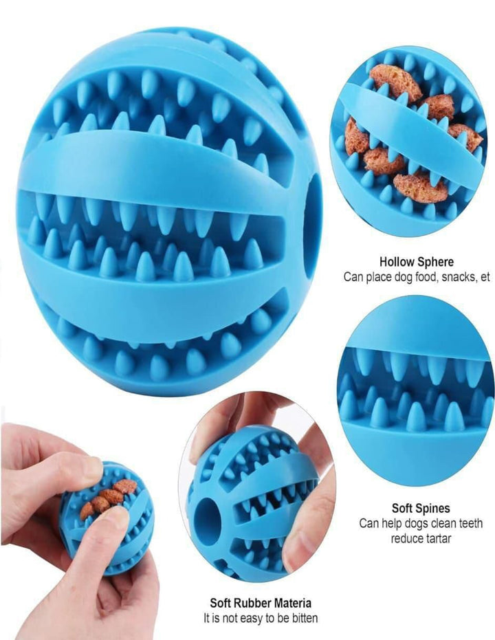 Pelota para Perro Azul 7cm - Image 4