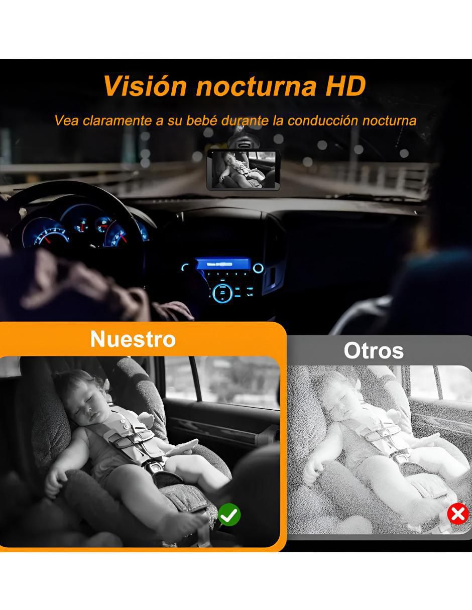 Cámara para Auto HD 1080p Espejo Retrovisor - Image 2
