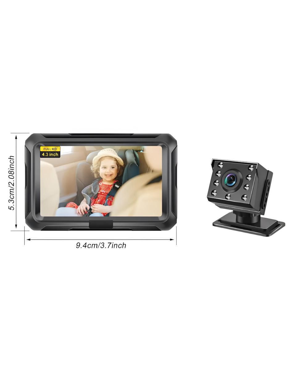 Cámara para Auto HD 1080p Espejo Retrovisor - Image 5