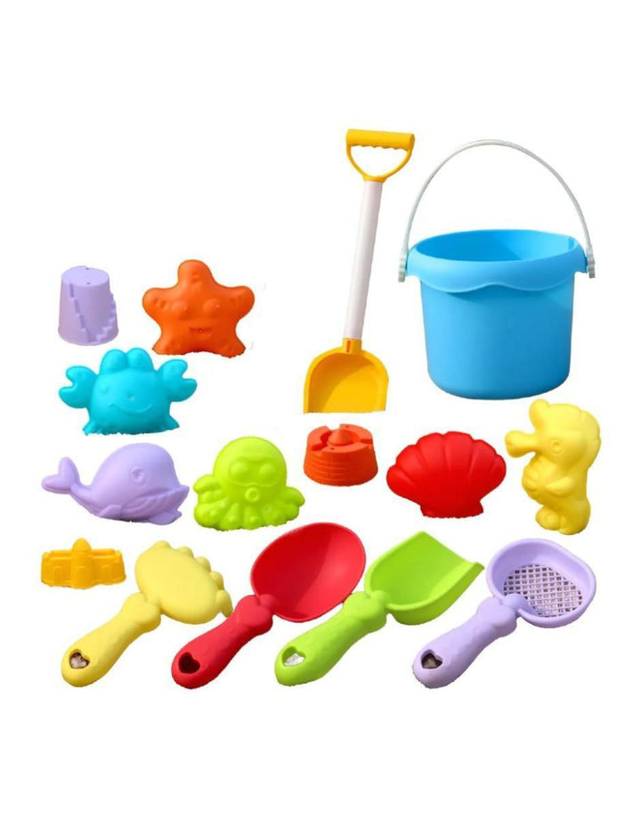 Cubo de Playa Plegable Portátil para Niños - Image 1