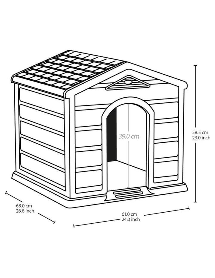 Casa de Perro Plástica Raza Pequeña - Image 5
