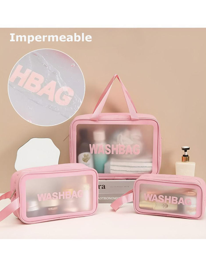 Cosmetiquera Impermeable 3 Piezas - Image 2